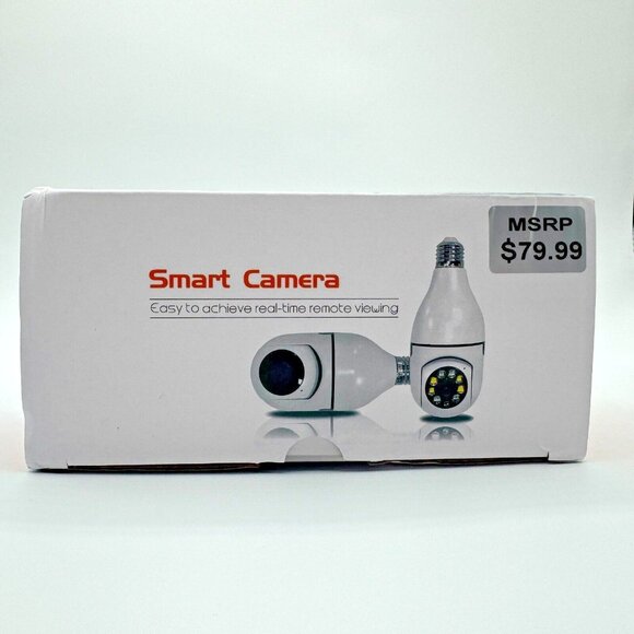 WiFi‎ Smart Camera Bullet 360 Degree Horizontal 90 degree Vertical Outdoor White - Picture 1 of 4